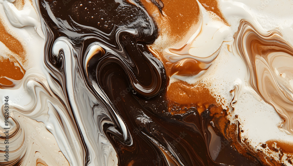 chocolate liquid wave background banner chocolate isolated on white background with clipping path hyper realistic photography chocolate liquid wave background banner chocolate isolated on white background with clipping path hyper realistic photography