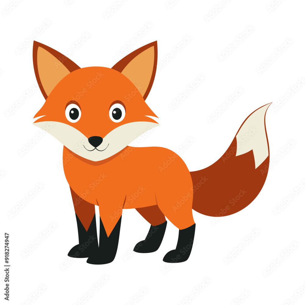 Obraz premium fox mascot illustration