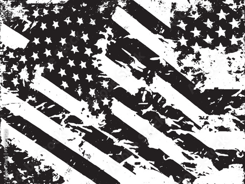 Give me a comma separated list of 50 keywords for this title from stock photography websites
A simple, single, distressed USA flag