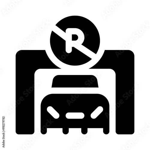 violation glyph icon