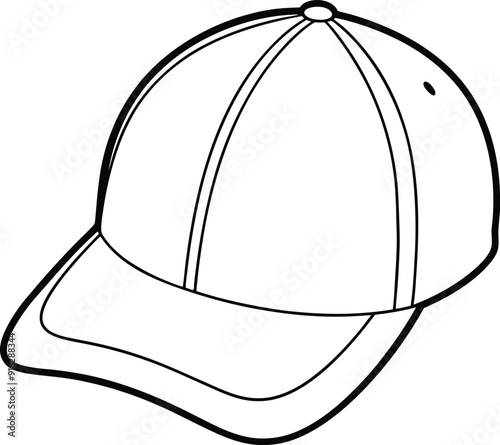 baseball cap vector illustration