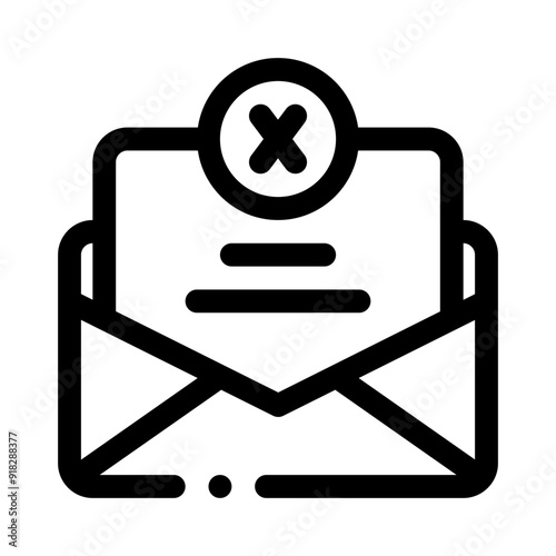 envelope line icon