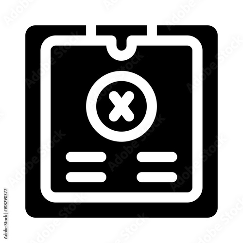 clipboard glyph icon