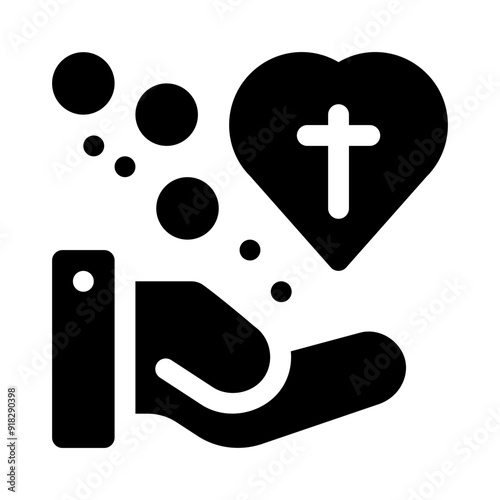 heart glyph icon