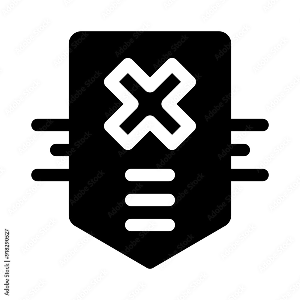 Obraz premium tag glyph icon