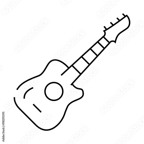 rhythm and blues line icon vector. rhythm and blues sign. isolated contour symbol black illustration