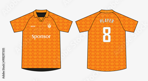 Soccer vintage retro style jersey