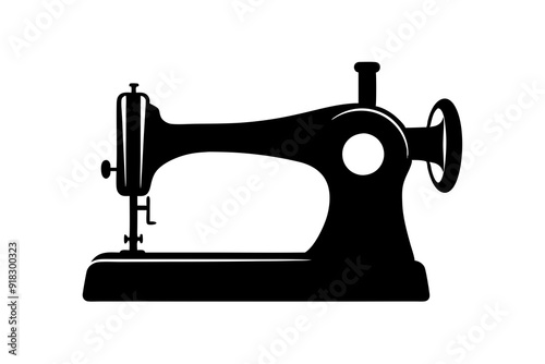 Sewing Machine  art vector illustration