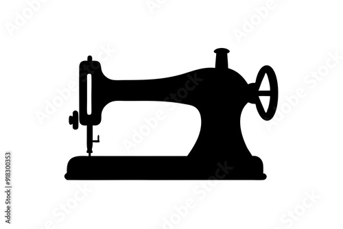 Sewing Machine  art vector illustration