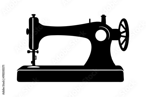 Sewing Machine  art vector illustration