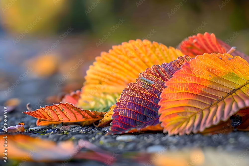 Vibrant Autumn Leaves on the Ground Vibrant Autumn Leaves on the Ground