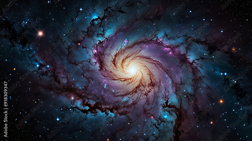 galaxy in outer space galaxy in outer space