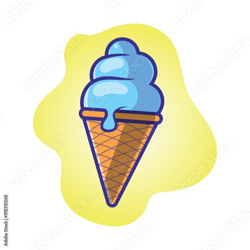 ice cream vector illustration