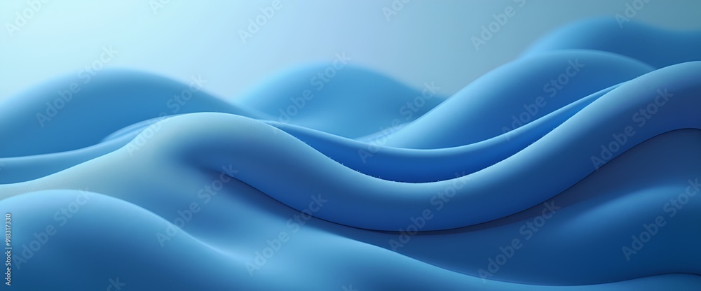 Obraz premium Abstract watercolor background featuring gradient colors, fluid curved lines, and a white texture.