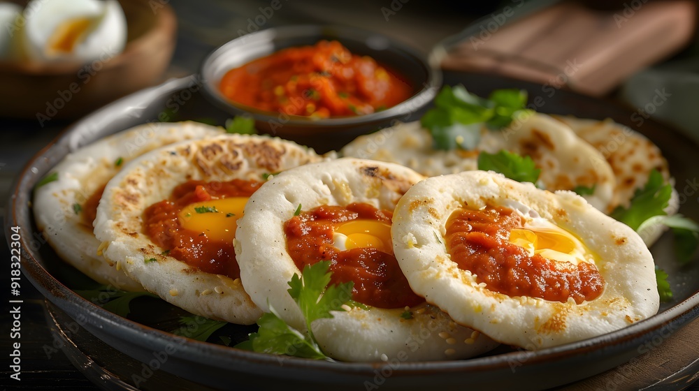 Fried Egg Bread with Tomato Sauce Fried Egg Bread with Tomato Sauce