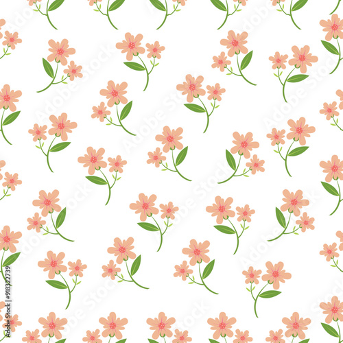 seamless pattern with flowers