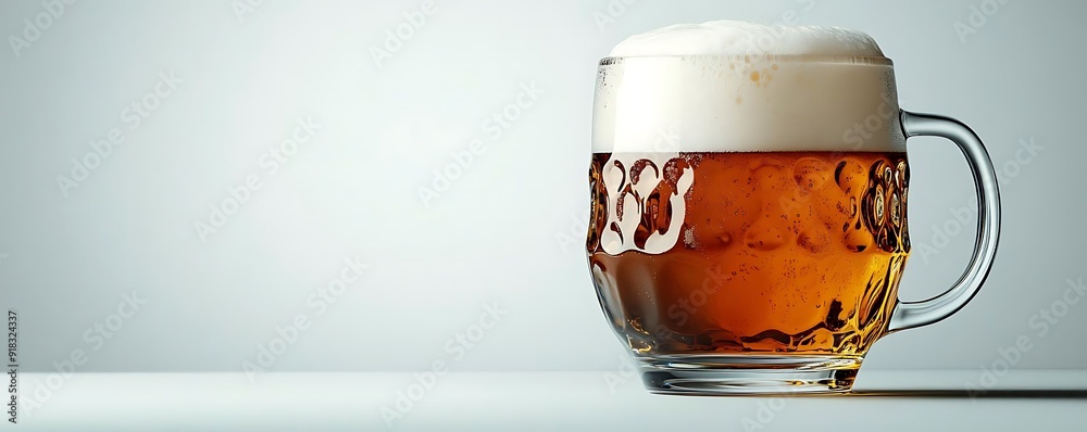Glass of Beer with Foam on Top - Photo Glass of Beer with Foam on Top - Photo