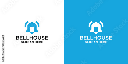 Bell House Logo Template Illustration.