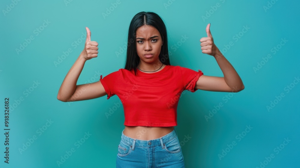 The woman giving mixed signals The woman giving mixed signals