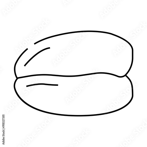 chicken fillet without skin and bones line icon vector. chicken fillet without skin and bones sign. isolated contour symbol black illustration