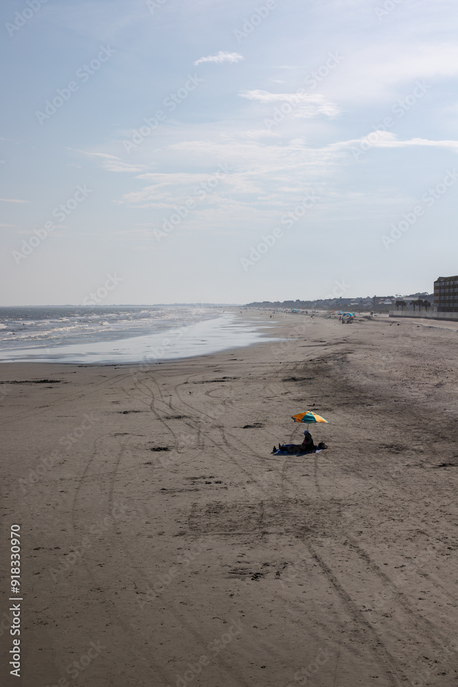 person on the beach