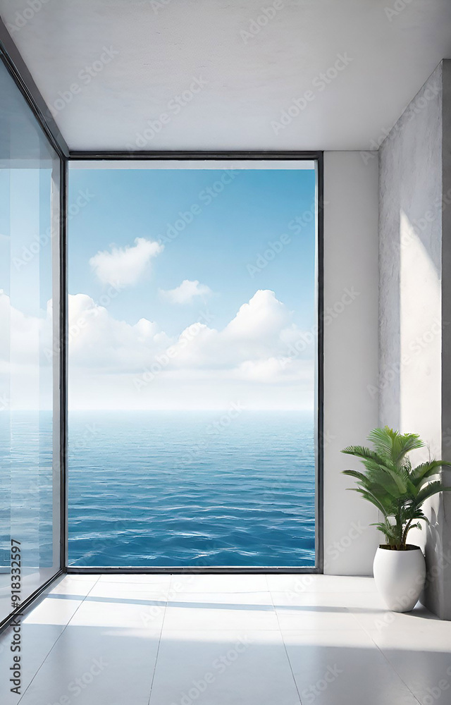 Fototapeta premium room with a window