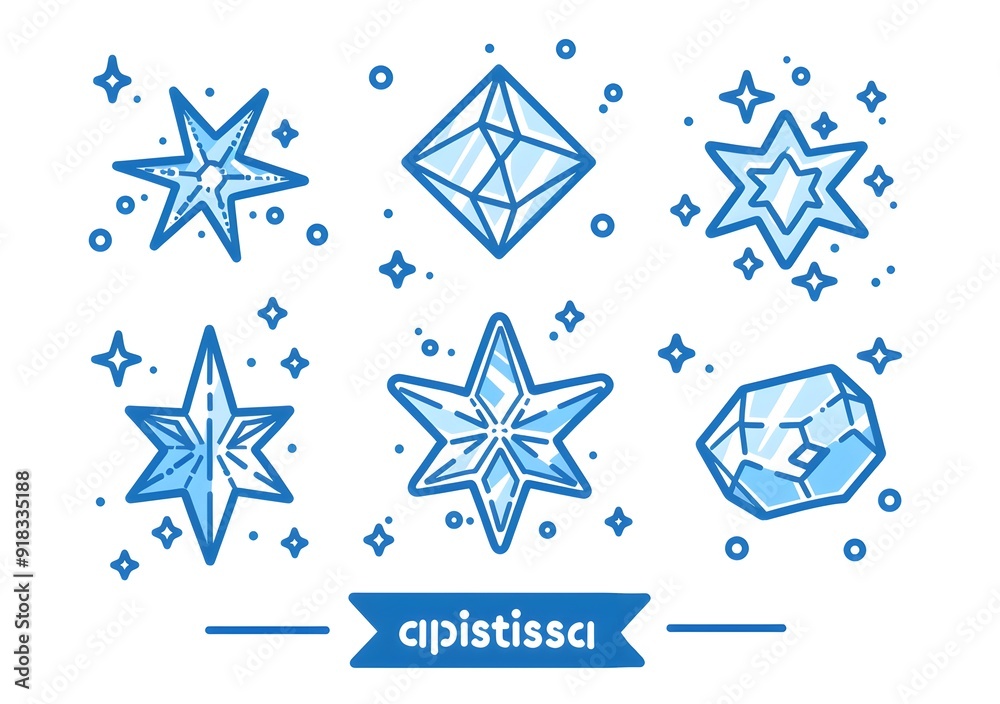 icon set of sparkling stars, snowflake diamond icon clipart vector illustration minimalistic, clip art sticker design icon set of sparkling stars, snowflake diamond icon clipart vector illustration minimalistic, clip art sticker design