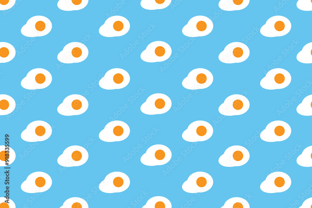 Fire eggs, seamless pattern Fire eggs, seamless pattern