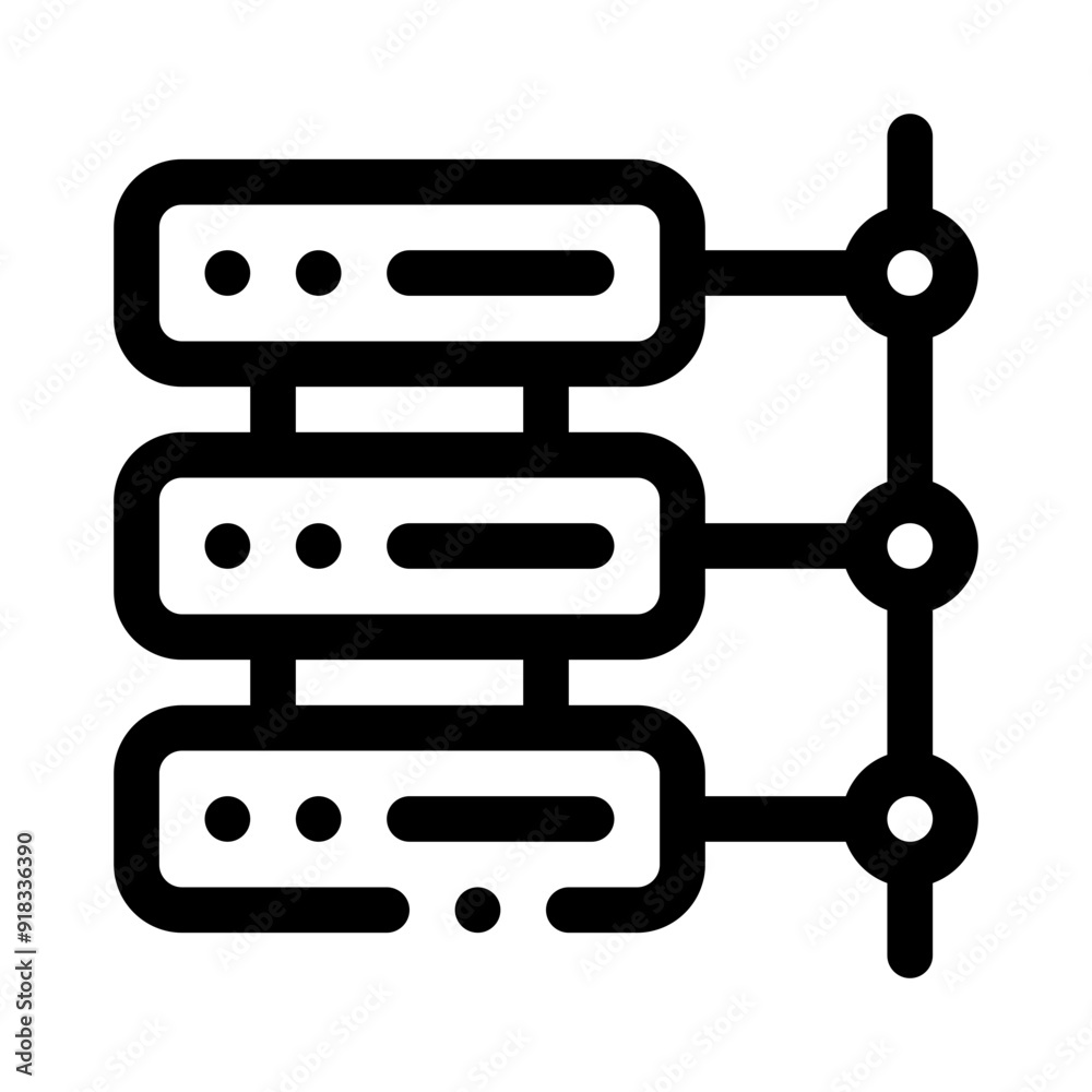 server line icon server line icon