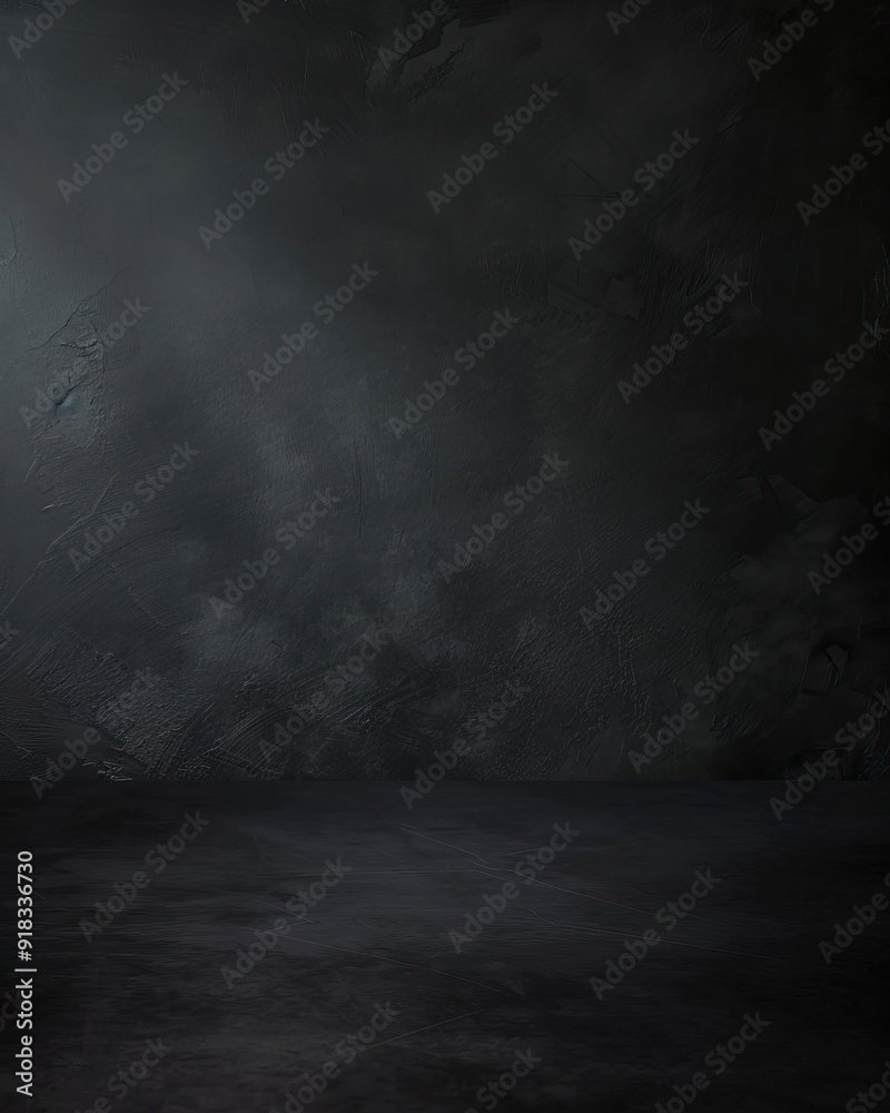 magine a dark and moody background with blank space to place a product for an advertisment, generative ai