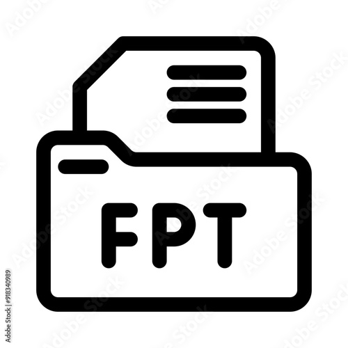 FTP line icon