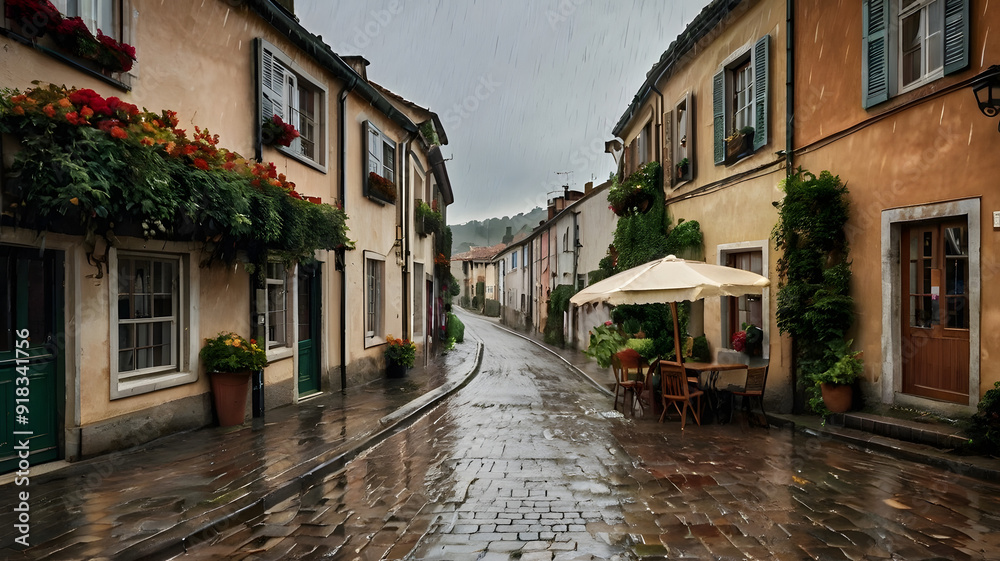 Day in a Quaint European Village Day in a Quaint European Village