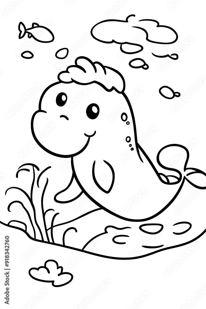 Sea Animal Coloring Page