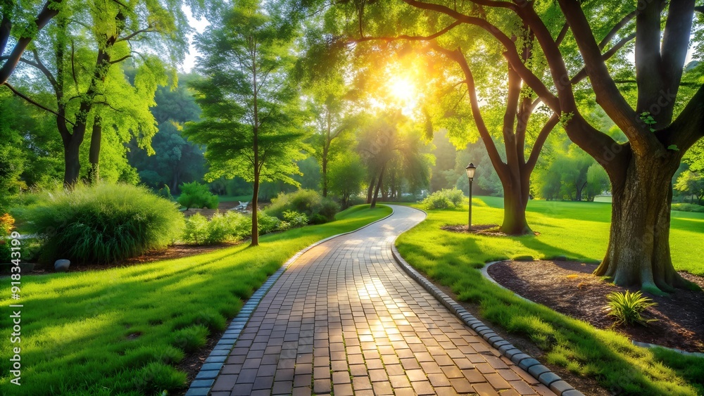 Fototapeta premium A Concrete Jungle Embraces Nature's Embrace Generative AI