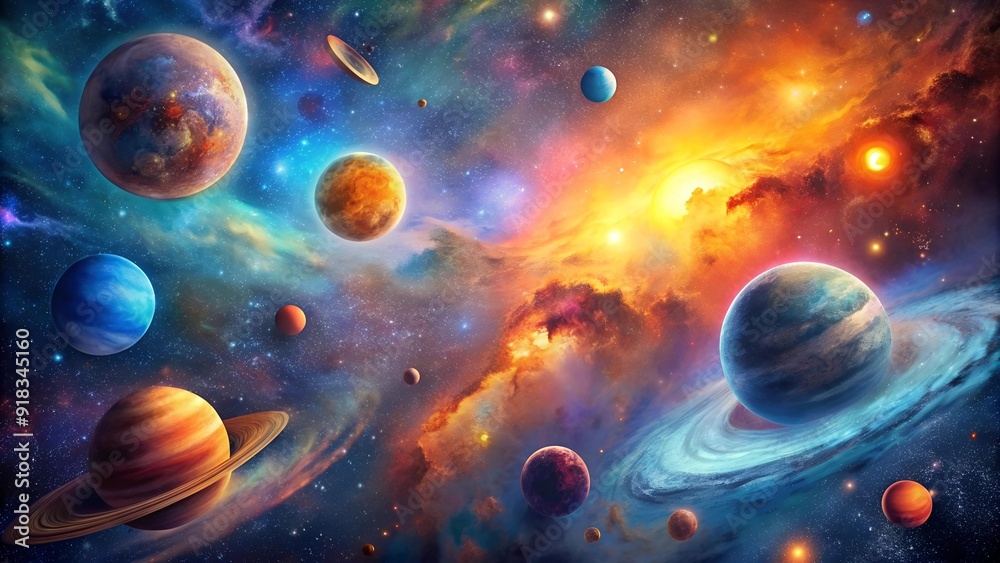 Celestial Tapestry: A Cosmic Symphony of Color and Form generative AI Celestial Tapestry: A Cosmic Symphony of Color and Form generative AI