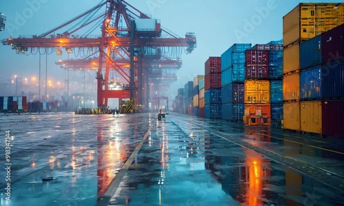 container cargo freight ship