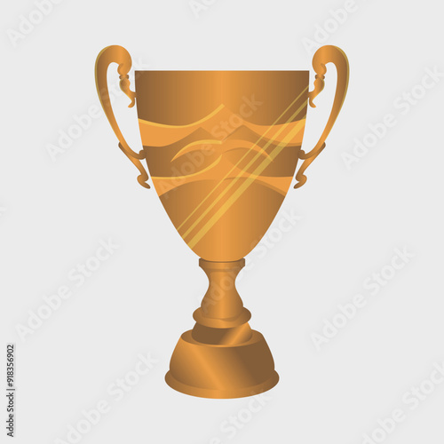 trophy vector classic cup design illustration.eps