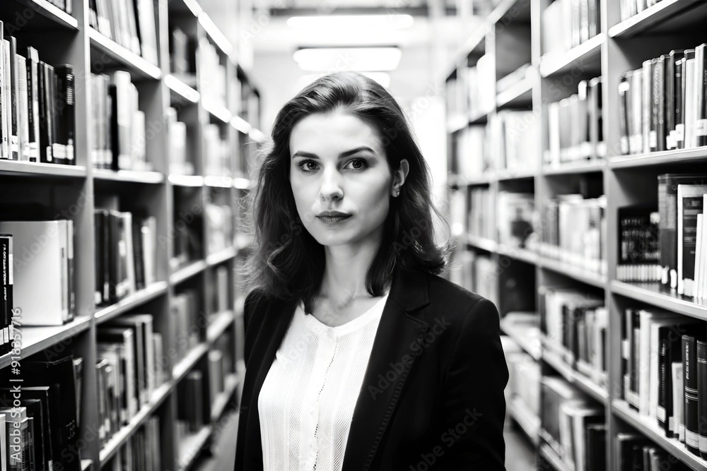 the girl, the woman in the library the girl, the woman in the library