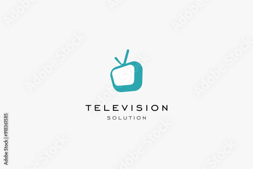 Template logo design solution for tv-channel 
