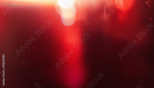 Abstract Red Light Beams Cutting Through Dark Background. Ethereal Glow of Soft, Blurred Crimson Rays Mysterious, Cinematic Atmosphere 