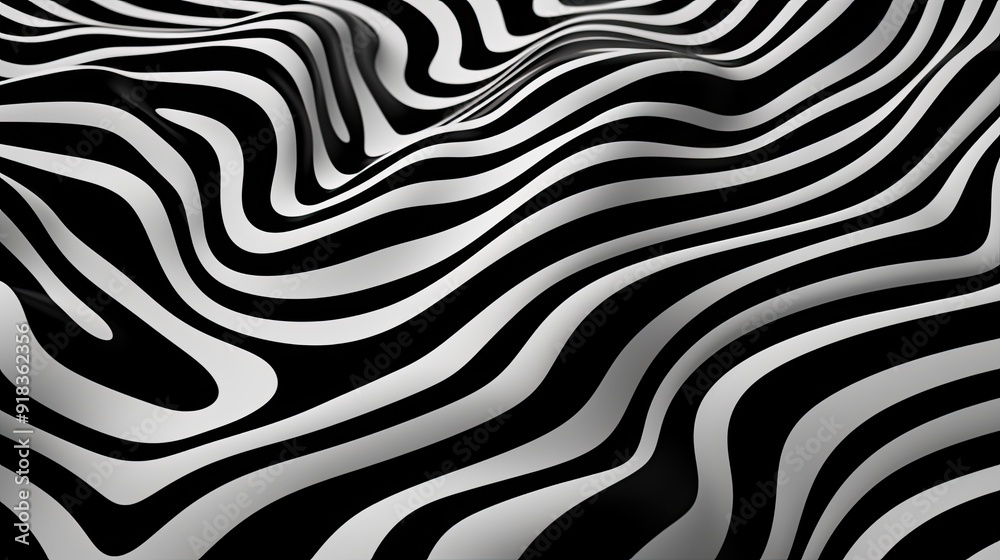 The beautiful black and white wavy fabric. Smooth elegant silk with folds in full screen. Delicate cloth. Abstract background. Illustration for banner, cover, brochure or presentation. The beautiful black and white wavy fabric. Smooth elegant silk with folds in full screen. Delicate cloth. Abstract background. Illustration for banner, cover, brochure or presentation.