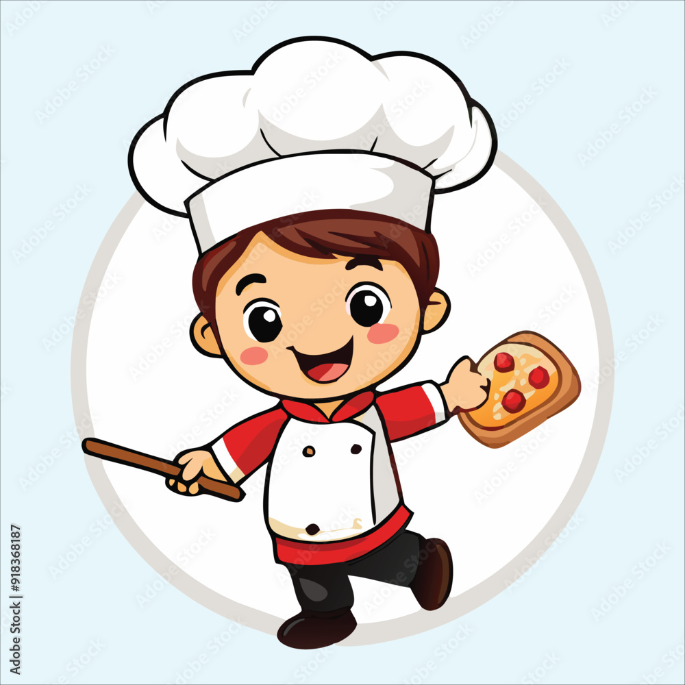 Cute little chef vector Cute little chef vector