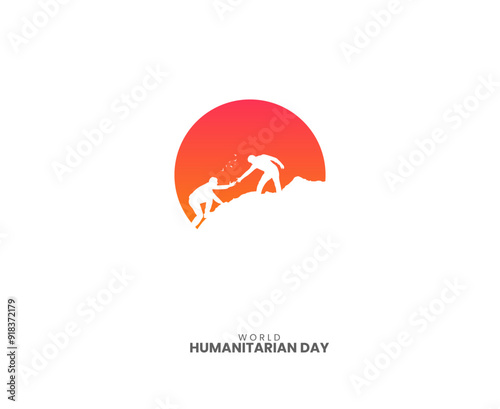 World Humanitarian Day, Humanitarian Day Creative Concept Vector design.