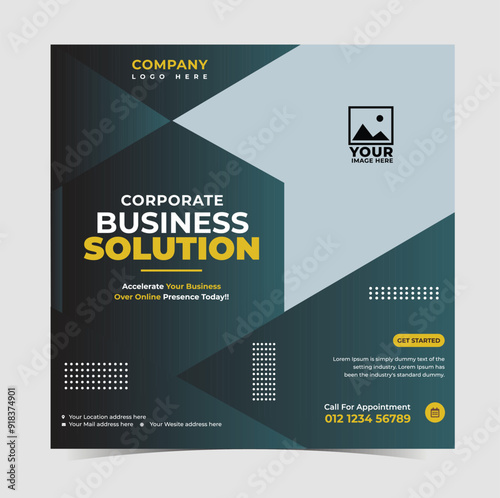 Creative Corporate & Business Flyer Brochure Template Design, abstract business flyer, vector template design. Brochure design, cover, annual report, poster, flyer