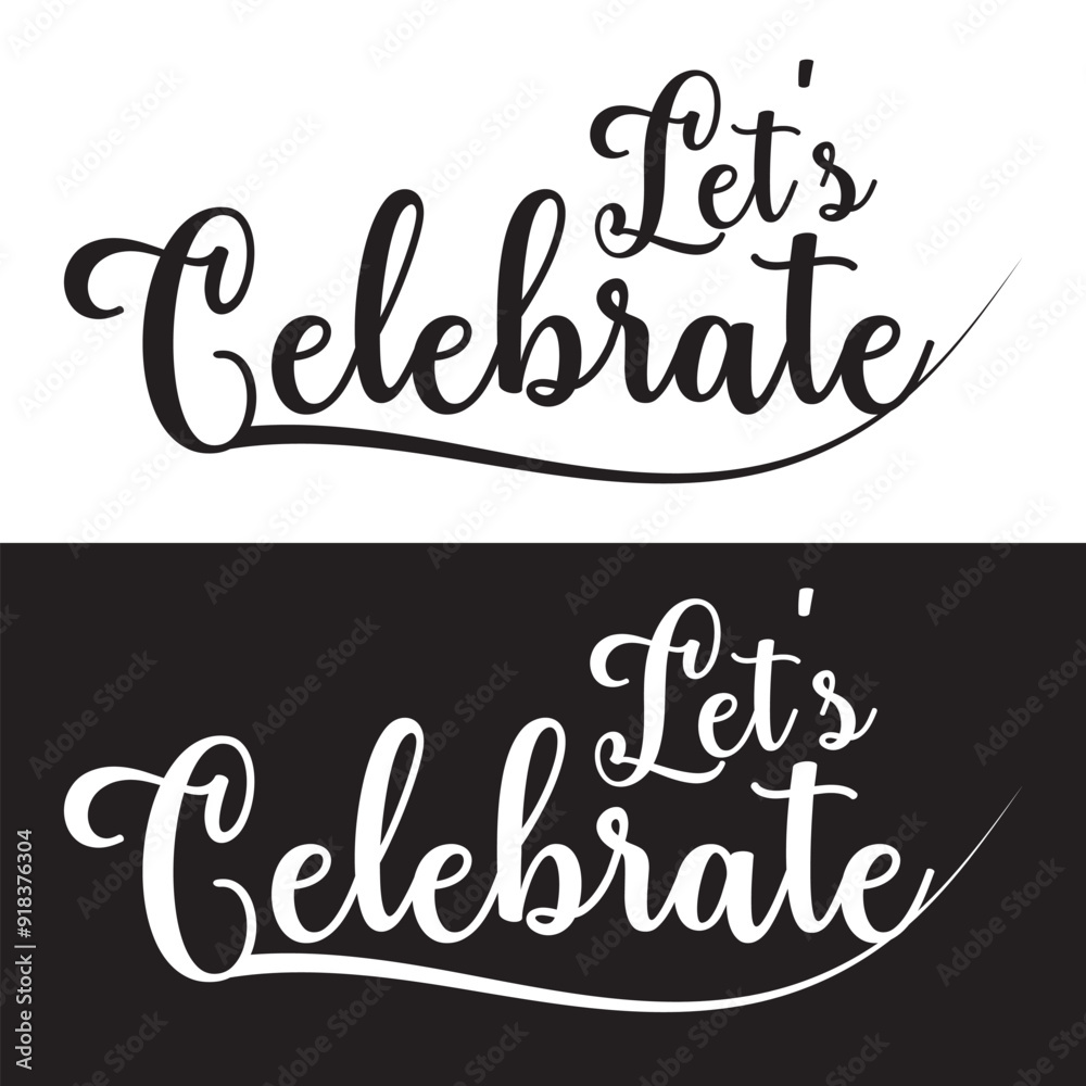 Let’s celebrate hand lettering, custom typography, black and white ink ...