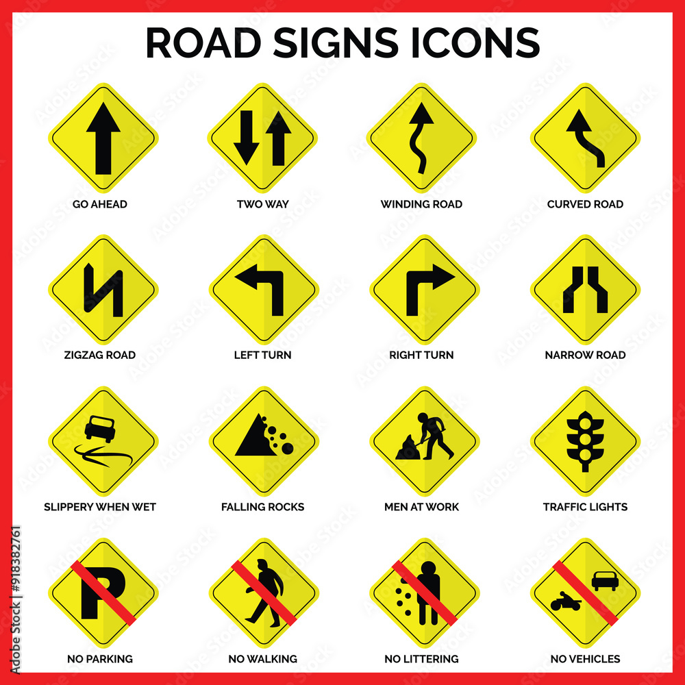 vector graphics for road signs collection.eps vector graphics for road signs collection.eps
