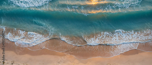 Pristine Tropical Beach with Gentle Waves photo