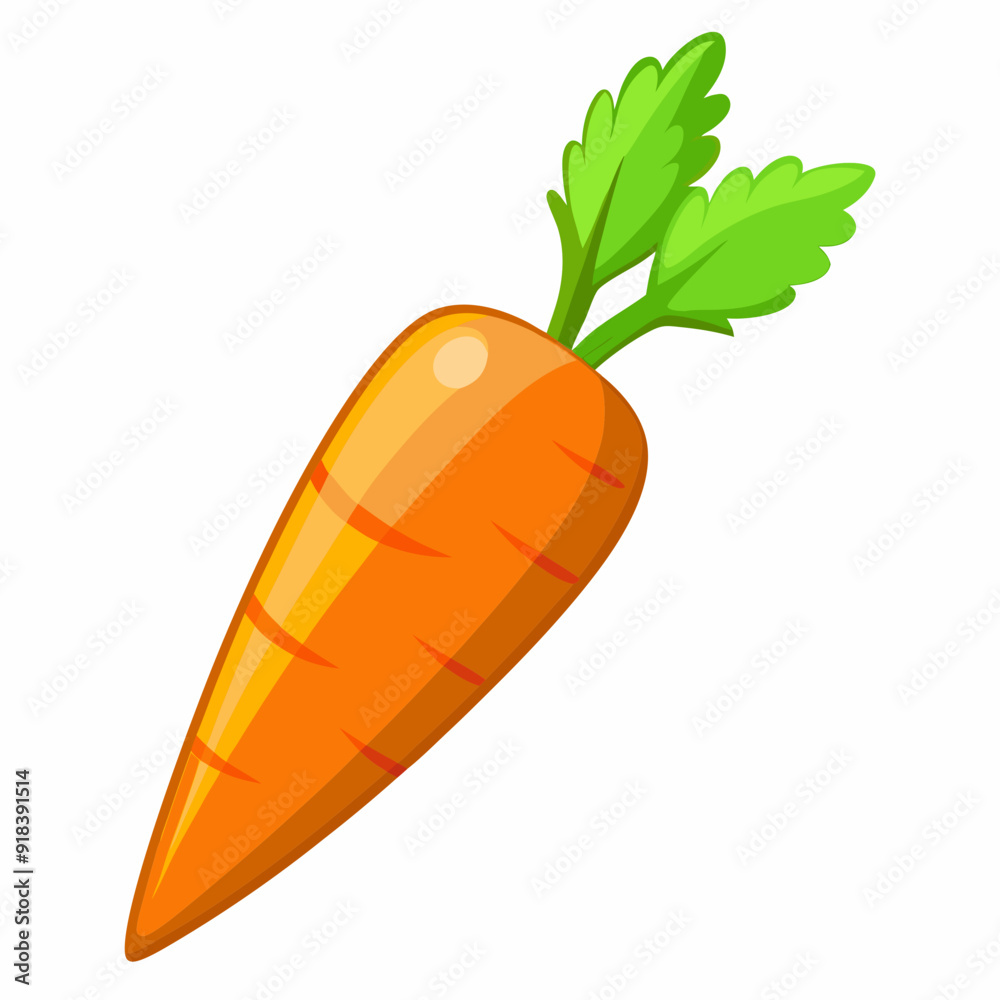 clip art realistic carrots vector illustration