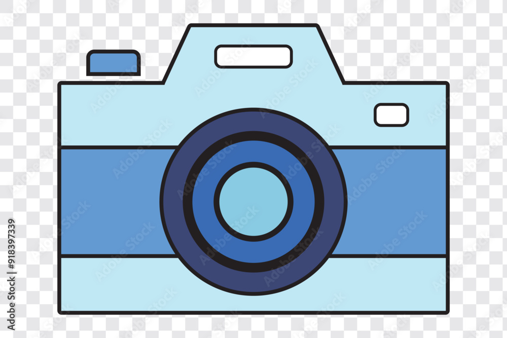 digital camera icon. Camera icon set on transparent background. Vector illustration in trendy flat style. EPS 10. digital camera icon. Camera icon set on transparent background. Vector illustration in trendy flat style. EPS 10.