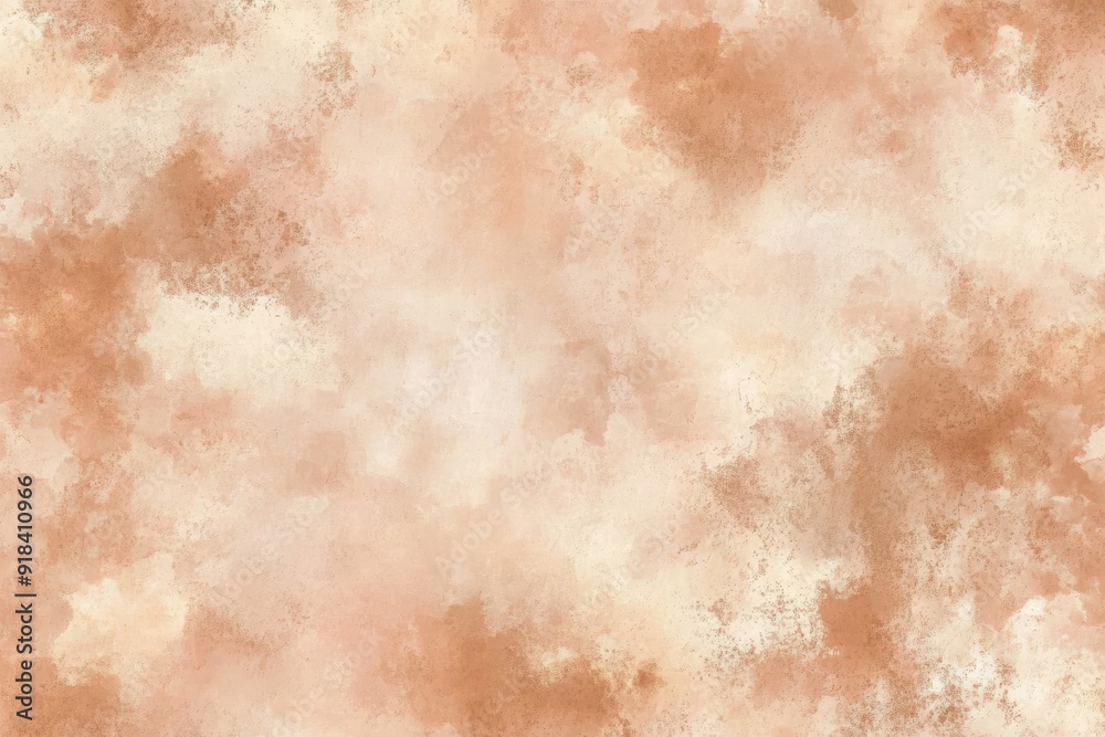 Fototapeta premium Abstract watercolor background with brown and beige hues.
